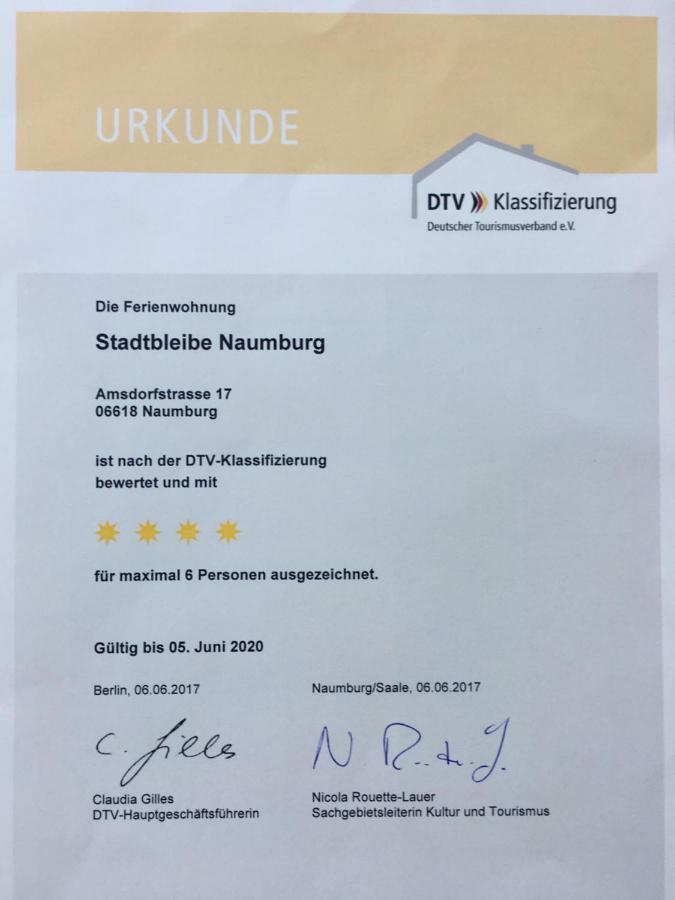 Stadtbleibe Naumburg Νάουμπουργκ Εξωτερικό φωτογραφία